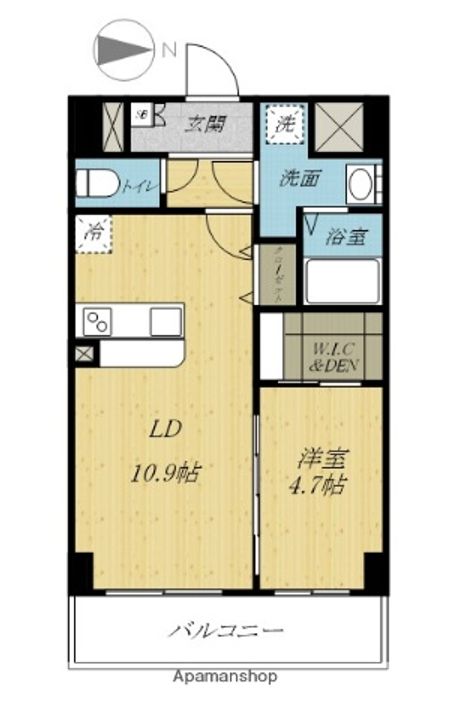 スカイメゾン新町1302の間取り