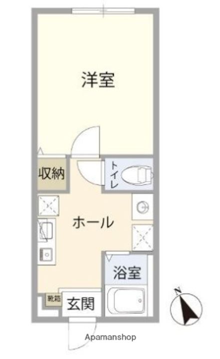 大分県大分市大字旦野原の賃貸アパートの間取り