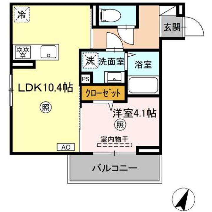 スプリングバレー古国府の間取り
