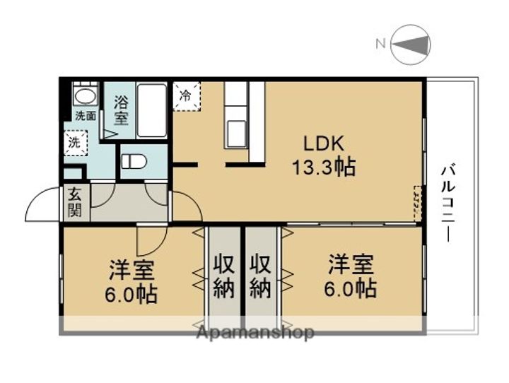 ADY・NEXT302の間取り