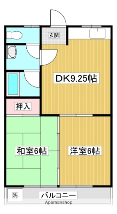 ドリームコーポ103の間取り
