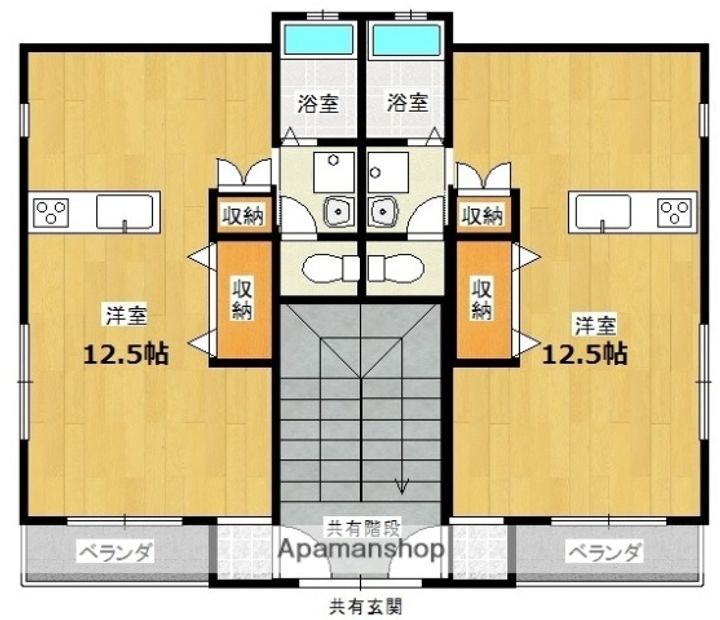 ラパン郡元の間取り