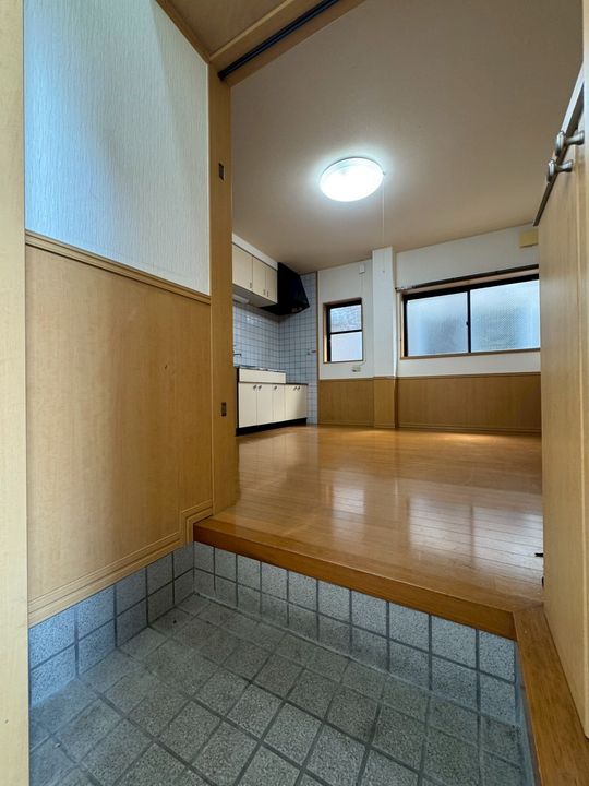 ハッピー宮丸ハイツA棟の玄関
