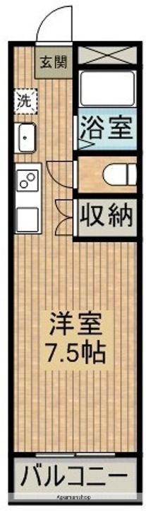 ダウンタウン益吉206の間取り