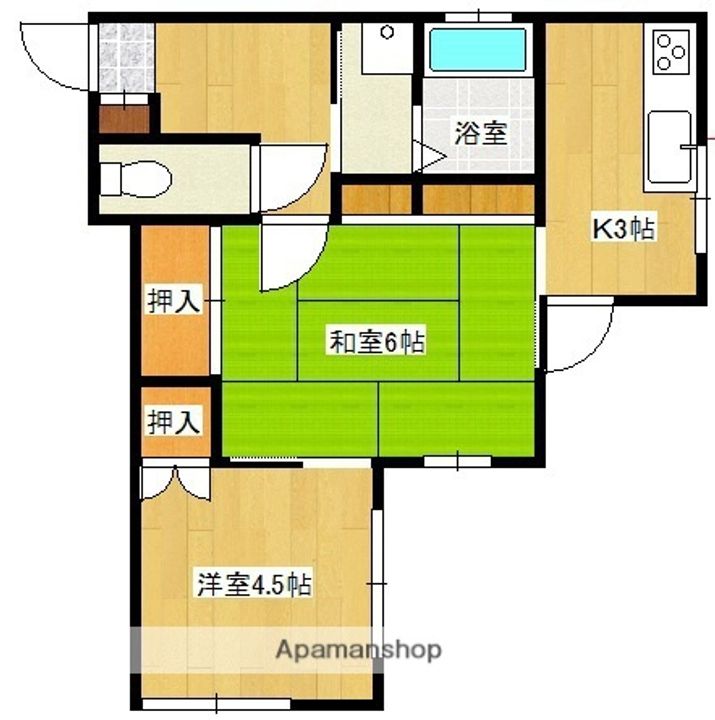 ガーデンKH5の間取り