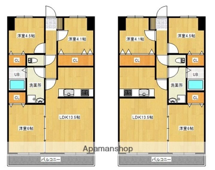 T’S(ティーズ)の間取り