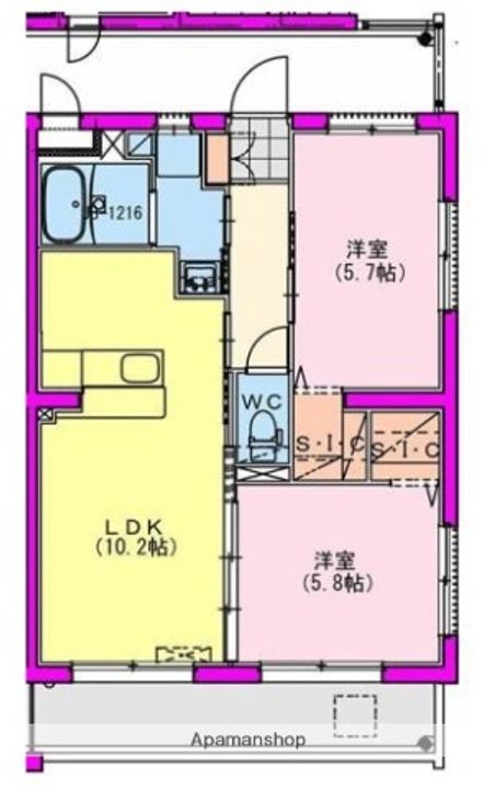 M10みまたの間取り