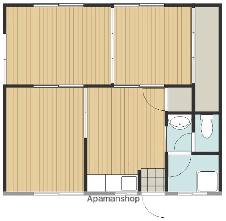 第4太陽アパート101の間取り