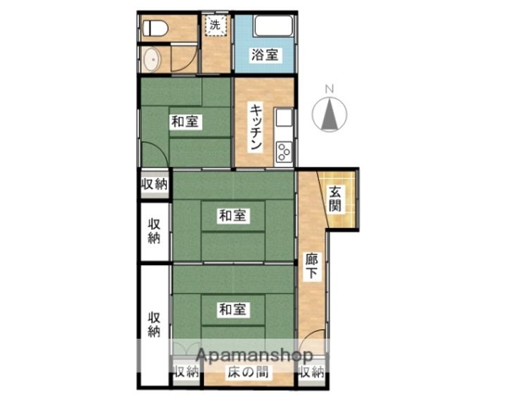 宮崎県小林市細野(一戸建)の賃貸物件の間取り