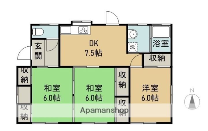 宮崎県北諸県郡三股町大字樺山(一戸建)の賃貸物件戸建ての間取り