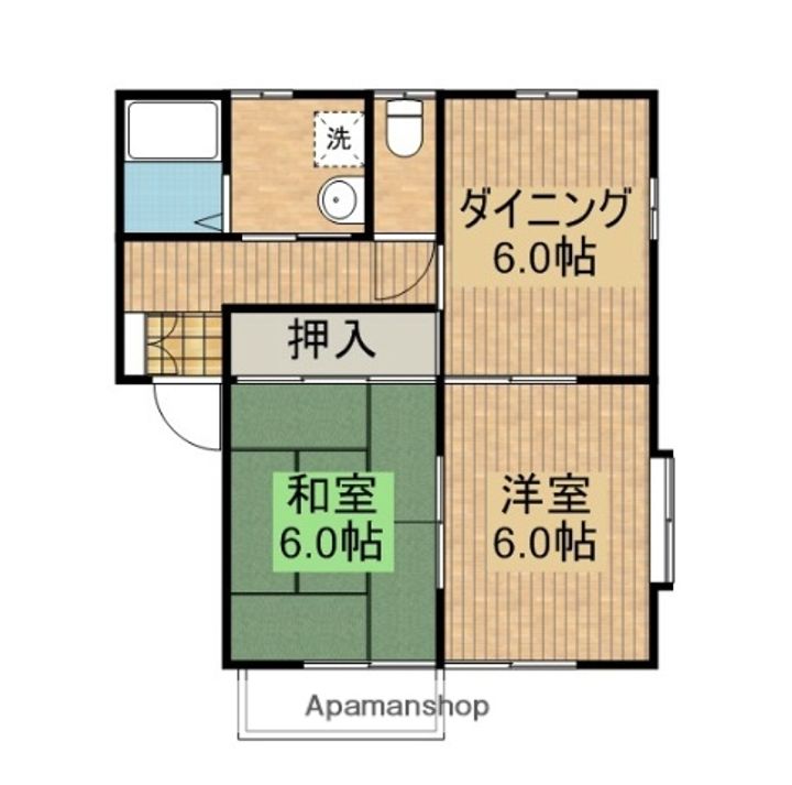 メゾンKMの間取り