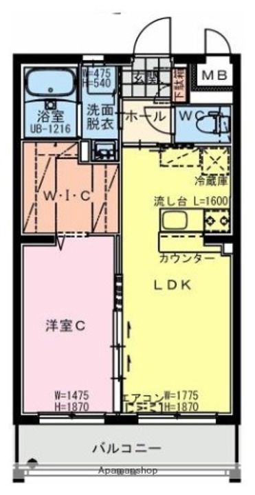 (仮称)都城年見町Hマンションの間取り