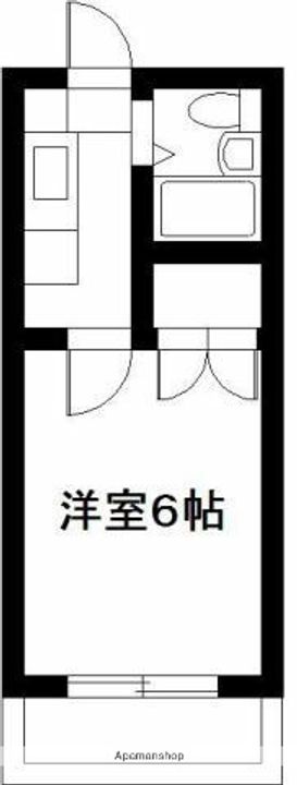 コーポ城南の間取り