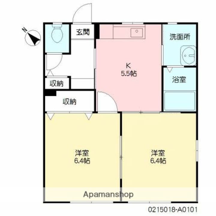 シャーメゾンマリネスの間取り