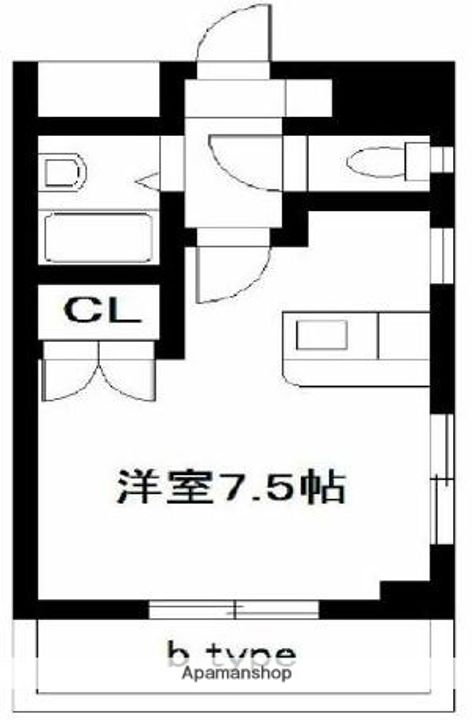 オクトワール宮崎西の間取り