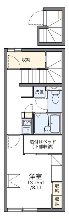 レオパレスサザン210の間取り