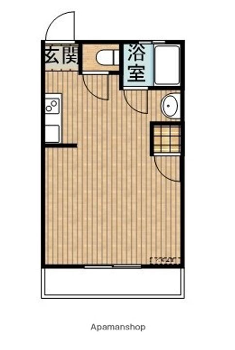 コーポ赤煉瓦館102の間取り