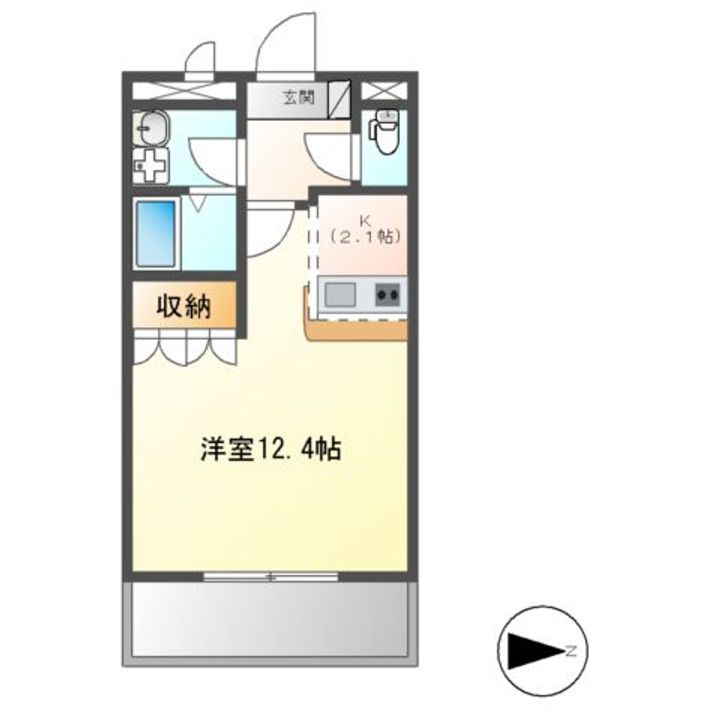 グランディール.Jの間取り