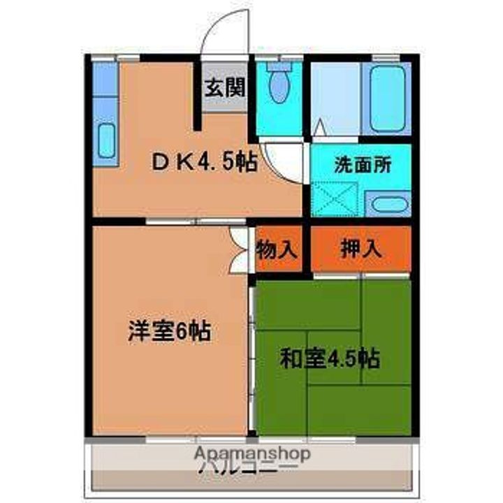 ミュータスハウス102の間取り