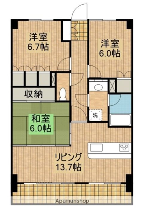 サーパス文化の森の間取り