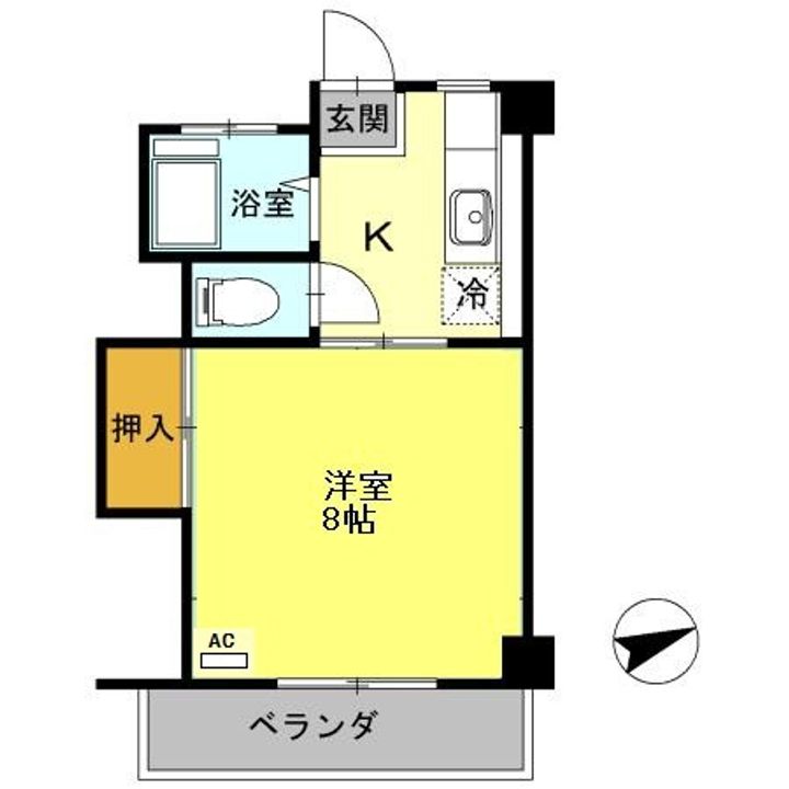 コーポ池内403の間取り