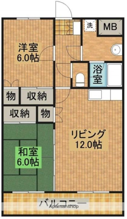 メゾン・ド・亜樹302の間取り