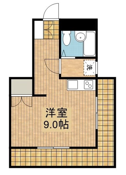 恒久南ビル201の間取り