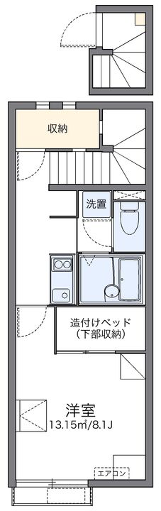 レオネクストヴェルテラス203の間取り