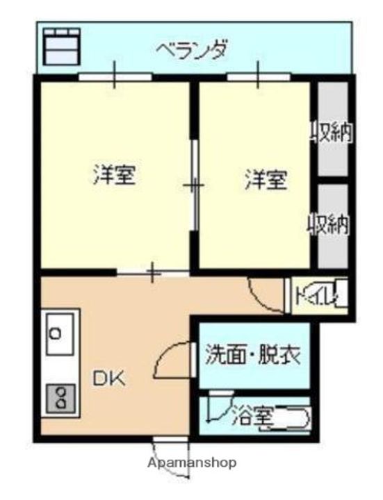 陽光マンション403の間取り