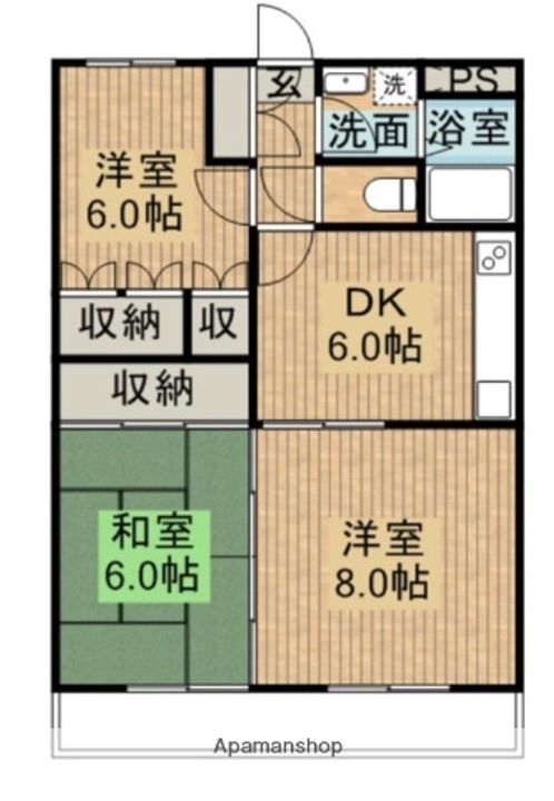 レイソル96の間取り
