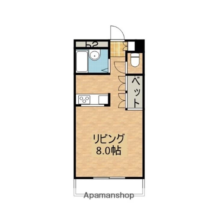 ラパン吉尾303の間取り