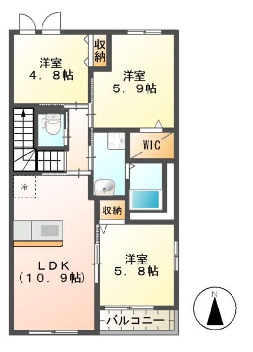 グランバージュ早水00201の間取り