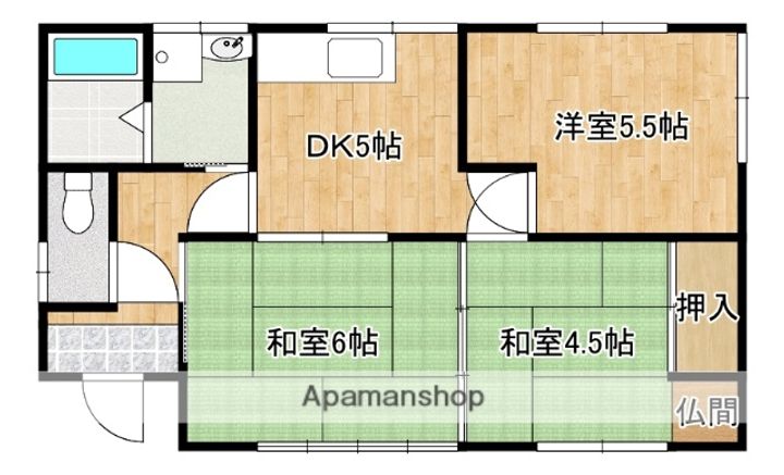 鹿児島県曽於市末吉町南之郷(一戸建)の賃貸物件戸建ての間取り
