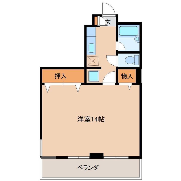 コスモ恒久411の間取り