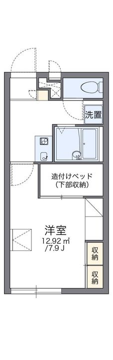 レオパレス宮崎神宮107の間取り
