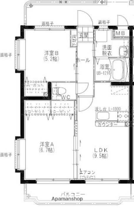 サープラスの間取り