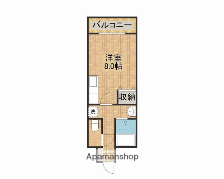 マンションニシヒロ203の間取り