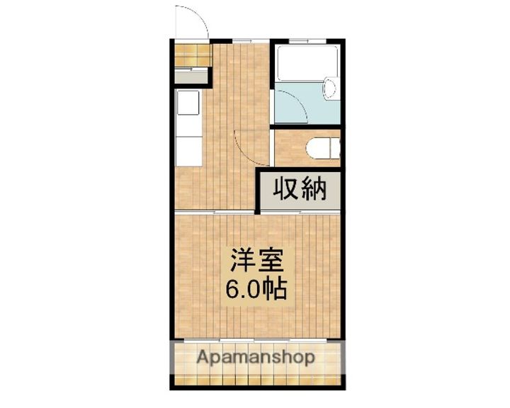 甲斐コーポ203の間取り