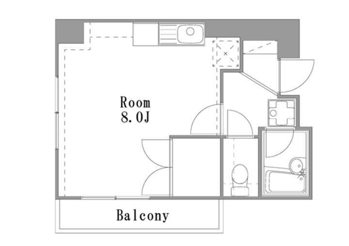 ルミナス松山402の間取り