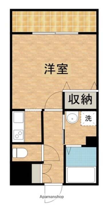 宮崎県宮崎市下北方町常盤元の賃貸マンションの間取り