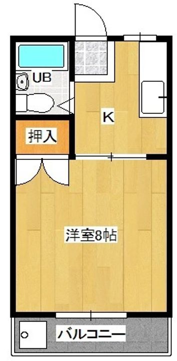 ジェネシスⅢ208の間取り