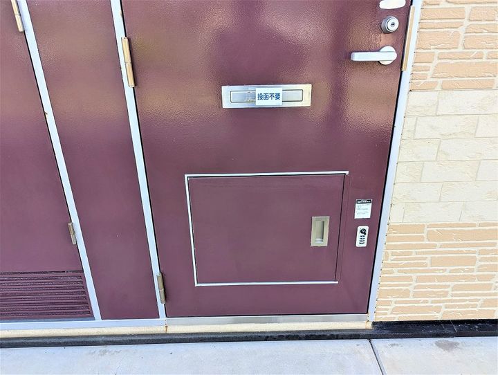 レオパレスオアシス105の玄関