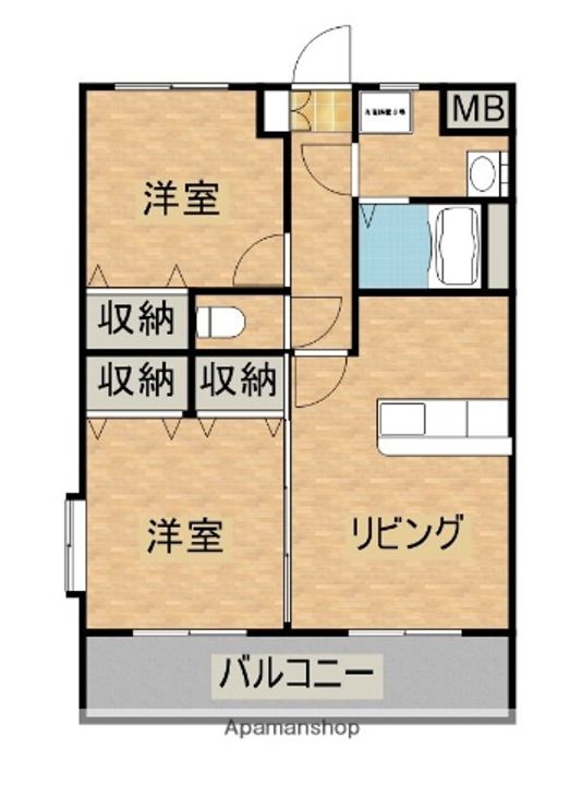 シャイン・フィルⅡ205の間取り