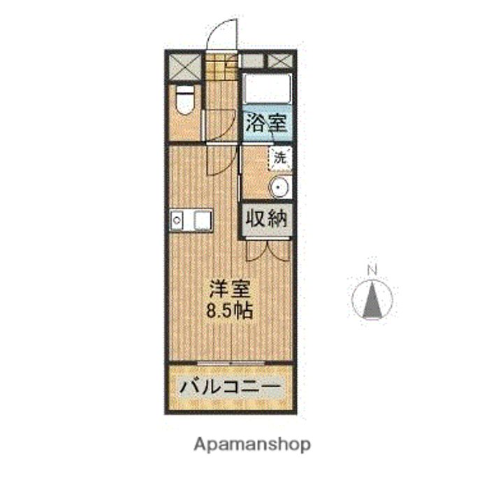 楓壱番館205の間取り