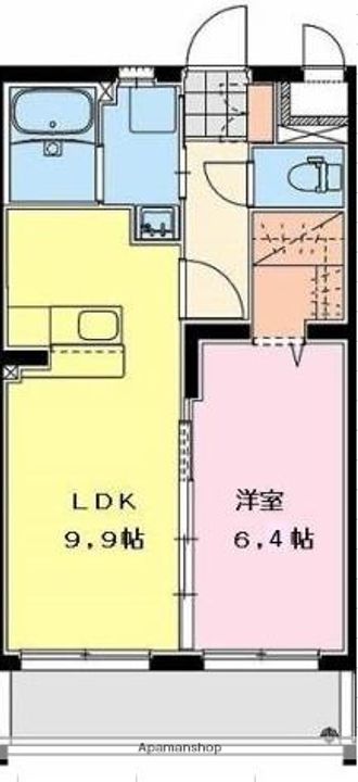 ヒカオプリンセスマンション505の間取り