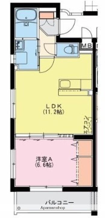 (仮称)花ヶ島YMマンション501の間取り