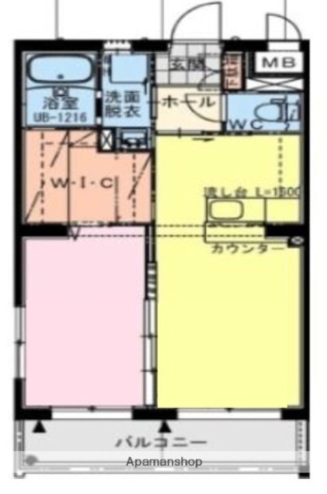 ALBERO BELLO K3の間取り