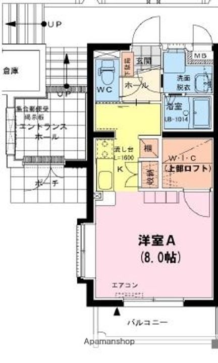 SUNNY GARDEN201の間取り