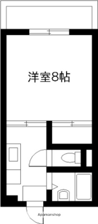 サンシャインハイツB棟203の間取り
