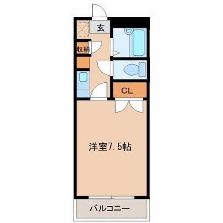 ベルトピア宮崎7206の間取り